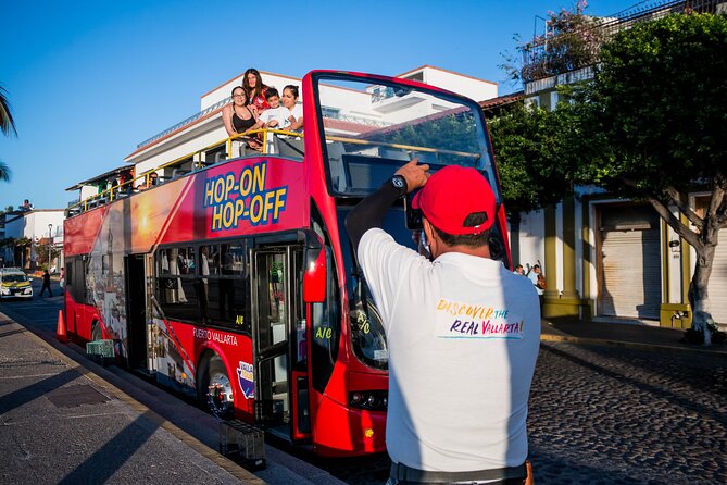 Hop On Hop Off Tour with Free Stops in Puerto Vallarta - Coastal road stops: Chinese Shells, Twin Beaches, and Playa Palmares