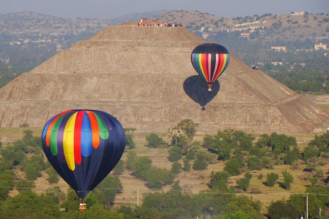 Hot Air Balloon Flight and Tour of the Majestic Pyramids - Photos, Drone Video, and the Balloon Souvenir Setup