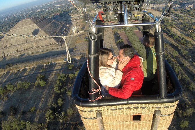 Hot Air Balloon Flight over Teotihuacán - Landing celebration: toast on touchdown and the certificate keepsake