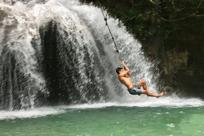 Huatulco's Mountain Waterfalls - The main waterfall: swimming, timing, and the fun factor