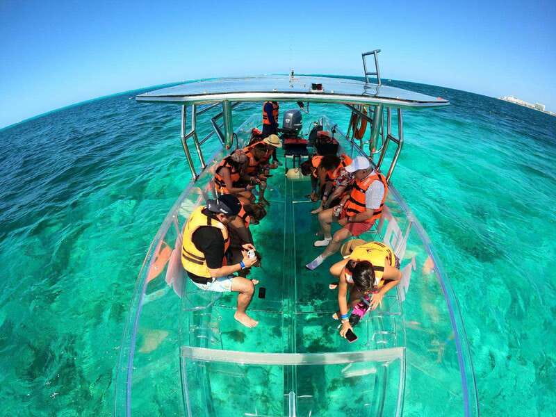 Isla Mujeres: Excursion Crystal Boat Tour at the Caribbean - Setting Off From Marina Bartolomé, and What the 45 Minutes Actually Feels Like