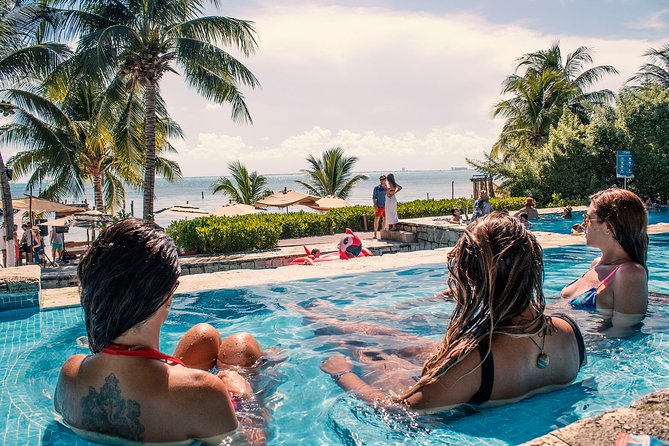 Isla Mujeres luxury catamaran with premium open bar and lunch - Transportation that actually saves your brain