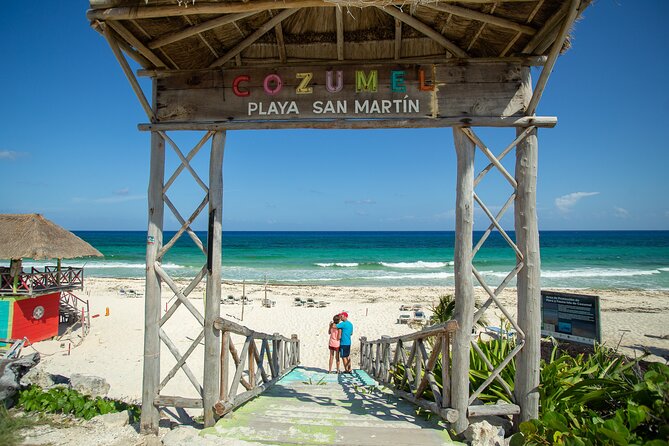 Jeep Exploration & All Inclusive Tortugas Beach Break (Private) - Cozumel viewpoints first: Playa Publica San Martin and El Mirador
