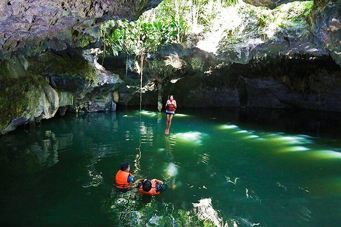 Jungle Jeep Adventure to Mayan Caves, Cenote and Snorkel - Snorkeling at Dzul Ha Reef: bright water, short and sweet