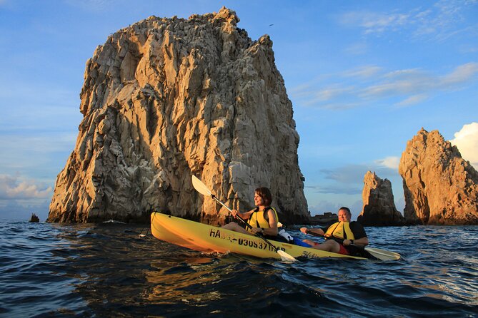 Kayak Expedition to the Arch of Cabo San Lucas, Lovers Beach & Snorkel - Lovers Beach Break, Divorce Beach Views, and Neptune’s Finger Stops