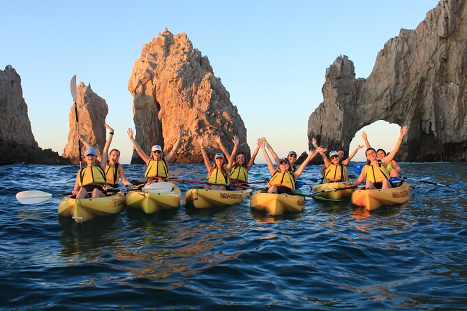 Kayak Expedition to the Arch of Cabo San Lucas, Lovers Beach & Snorkel - Pelican Rock Snorkeling: Reef Life, Confidence, and Guide Support