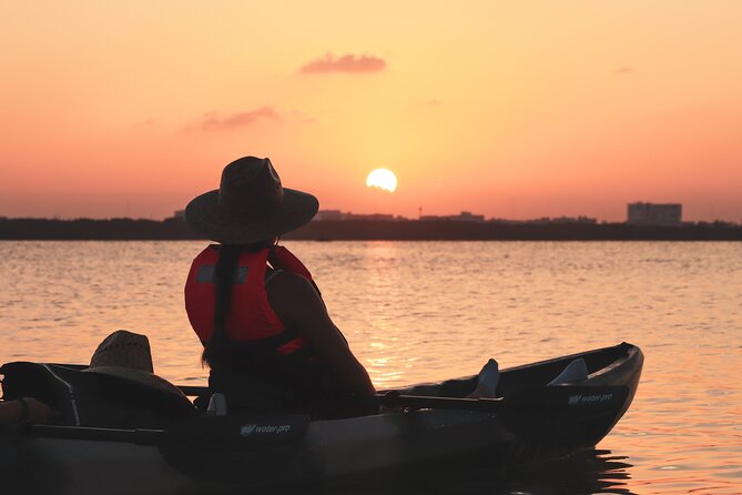 Kayak Tour at Sunset in Cancun - Laguna Nichupté At Golden Hour, Away From The Beach Noise