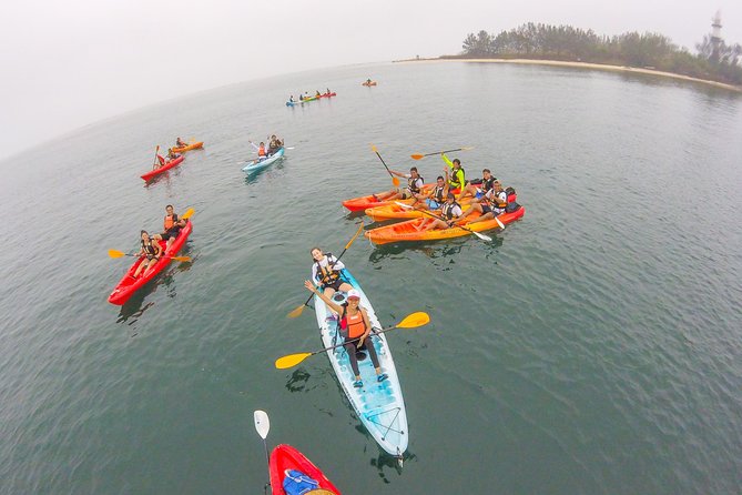 Kayaking on the Island of Sacrifices - Anchoring and breaking, the pause that makes the trip enjoyable