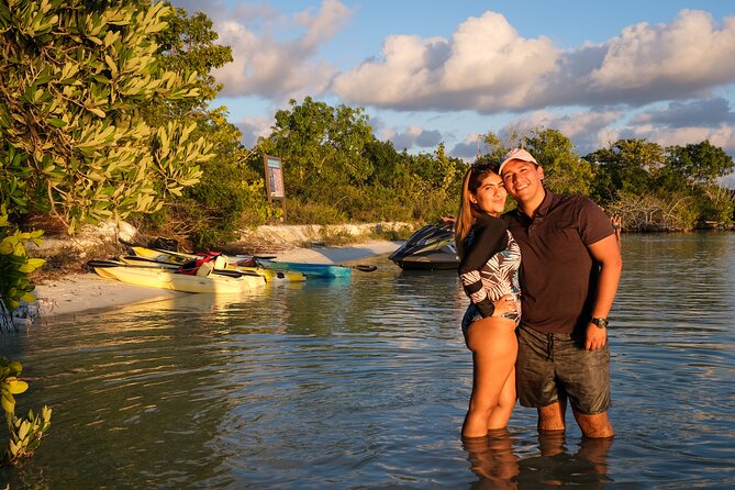 Kayaking Tour in Cancun - Stop on the lagoon: guided kayaking through mangrove channels