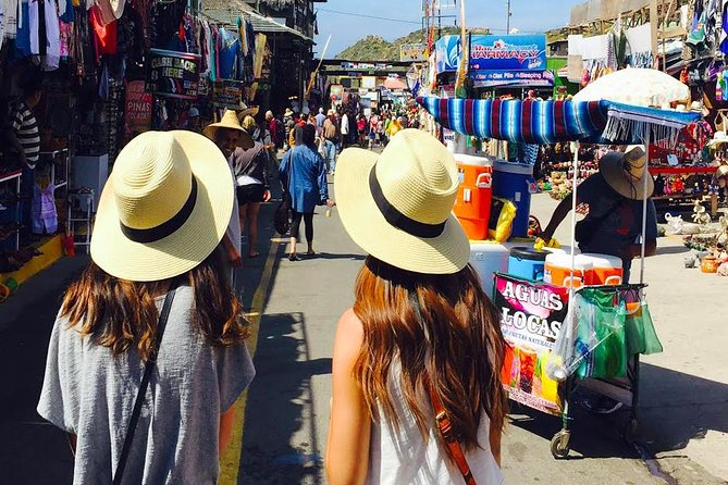 La Bufadora Tour in Baja California - Sidewalk market stop and where the guide earns their keep