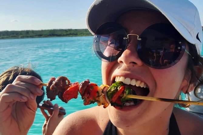 Laguna Grill - Private Boat with on-board BBQ and Drinks Included - Pirate Canal swimming, warm and clear with wildlife around you