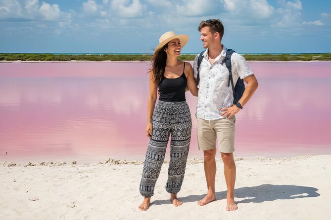 Las Coloradas Pink Lake & Rio Lagartos Guided Tour - Las Coloradas Pink Lake stop: photos, flamingos, and the extra salt tax