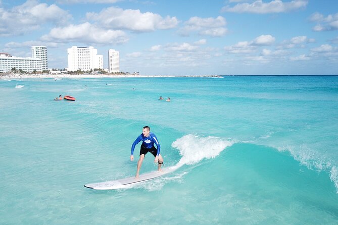 Learn to Surf in 1 Easy Lesson in Cancún - What “small group” means once you are in the water