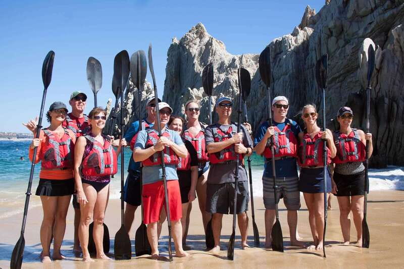 Los Cabos Arch & Playa del Amor Tour by Glass Bottom Kayak - Snorkeling Neptune’s Finger or Pelican’s Rock: where you see the reef life