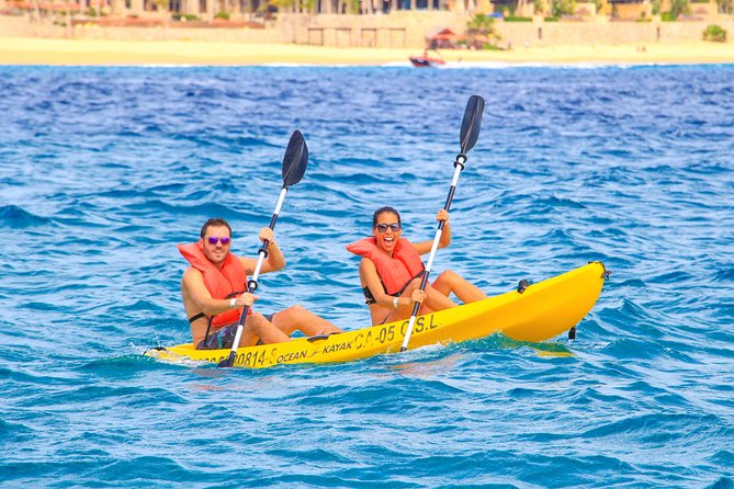 Los Cabos Power snorkel Adventure, Kayaking and Stand-Up Paddle - The vibe: speed to the quiet cove