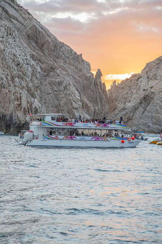 Los Cabos: Sunset Fajitas Dinner Cruise on Cabo Escape - The 75-minute cruise: Land’s End, the arch, and sunset from the water
