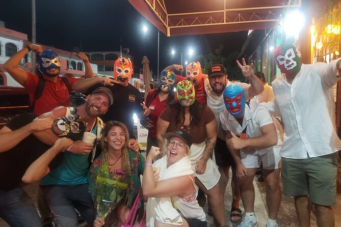 Lucha Libre, Tacos, Margaritas,Tequila and Night Market Tour - Night market park stroll plus Mariachi live music