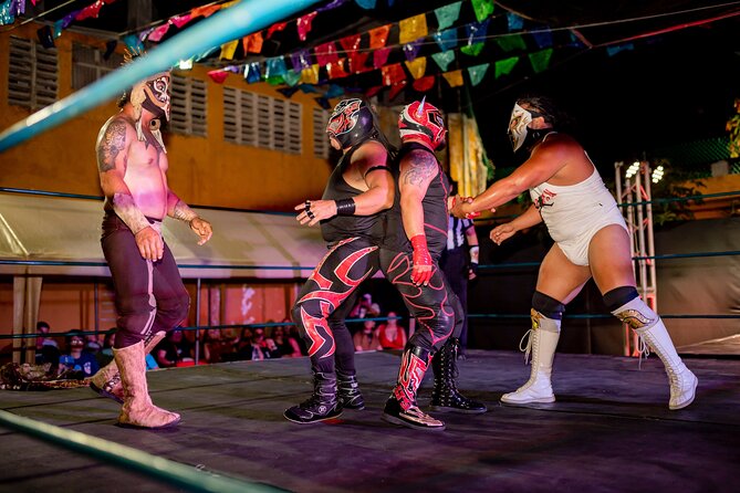 Lucha Libre, Tacos, Margaritas,Tequila and Night Market Tour - Taco stops, esquites, chicharrones, and the tortilla moment