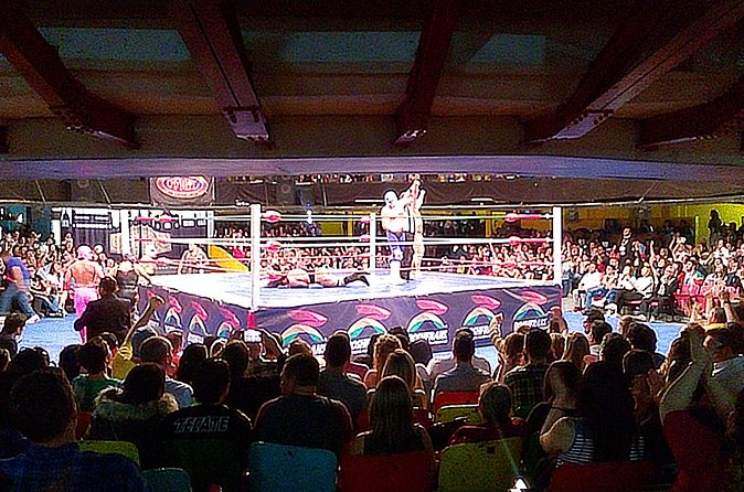 Lucha Libre wrestling show, tacos and beer with artist - Arena Mexico: The Main Event With 5 to 6 Wrestlers and Live Crowd Chaos