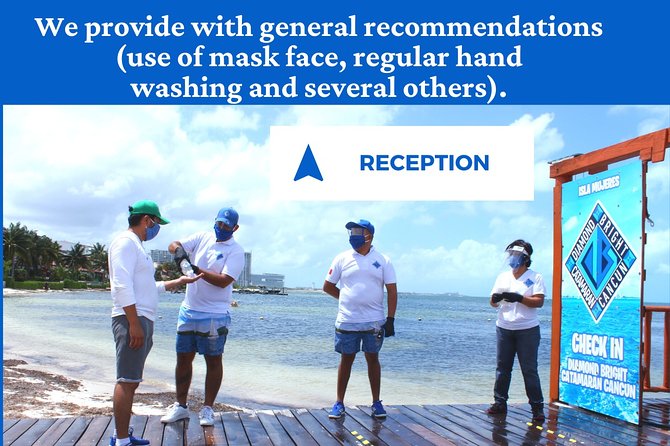 Luxury Catamaran tour to Isla Mujeres with transportation from Playa del Carmen - Snorkeling at Playa Norte: gear included, but conditions still rule