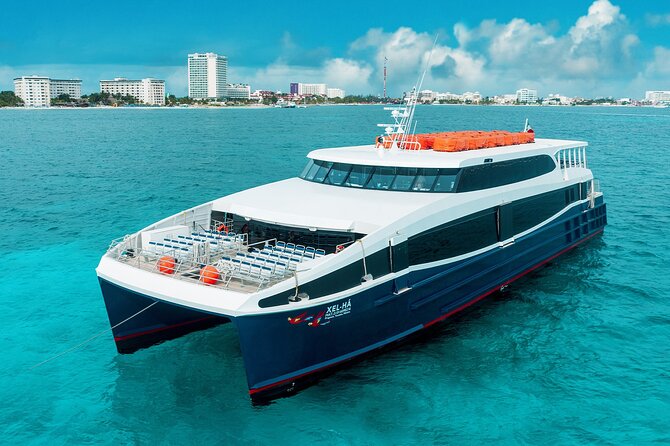 Luxury FERRY Xcaret: From Playa del Carmen to Cozumel - A Pet Area, Plus Seating for Different Abilities