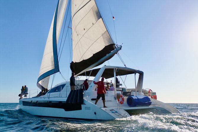 Luxury Sailing catamaran charter in Cabo San Lucas all inclusive - Snorkeling Gear and Water Toys Included, So You Can Actually Play