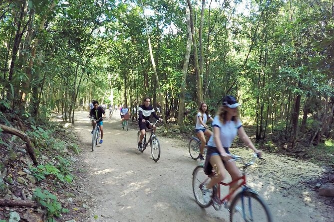 Maya Adventure from Cancun Coba and Tulum Ruins with Cenote swim - Coba’s Nohoch Mul pyramid and the jungle views