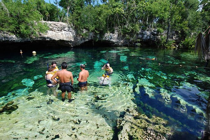 Mayan Adventure from Cancun - A Jungle Cave River Swim with Stalactites and Stalagmites
