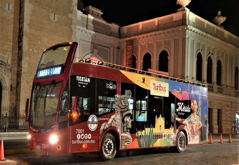 Mérida: Panoramic Sightseeing Tour Bus Ticket with 2 Routes - Stop-by-stop guidance for the ride experience