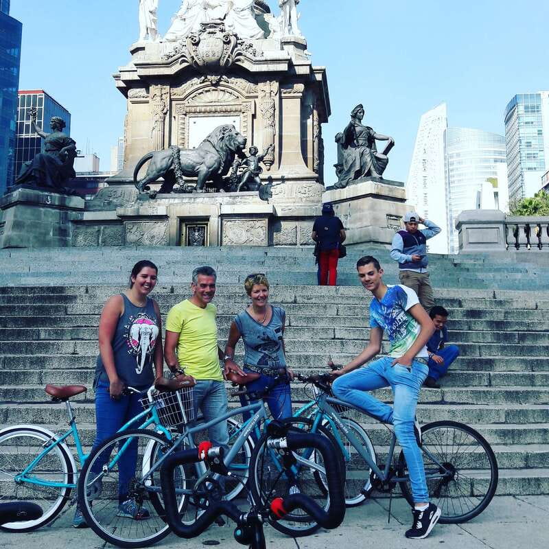 Mexico City: Chapultepec & Reforma Historic Bike Experience - Meeting Poray at Av. Paseo de la Reforma 24, then choosing your bike