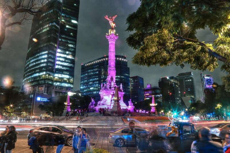 Mexico City: Night City Tour in a Double Decker Bus - Diana Cazadora and Fuente de Cibeles: classic sculptural drama