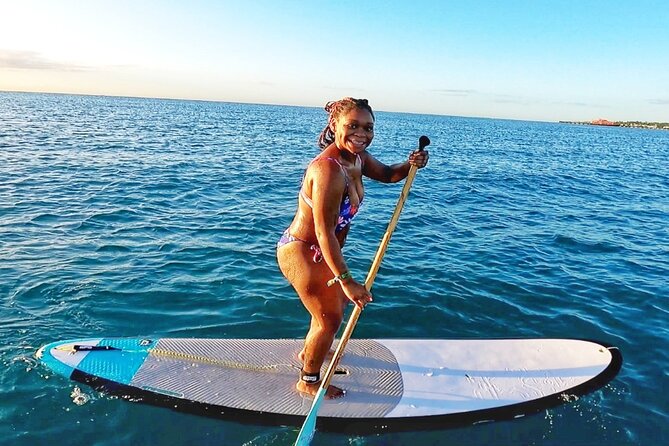 Morning Session - All Levels Paddleboard Group Caribbean Sea - Gear and instruction: the part that protects your confidence