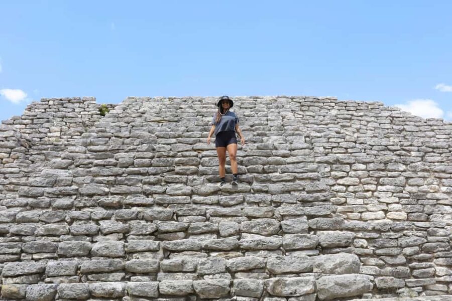 Motul, Hacienda, Xcambo, Pink Salt Mine & Progreso Day Trip - Xcambó archaeological zone: Maya stonework plus real context