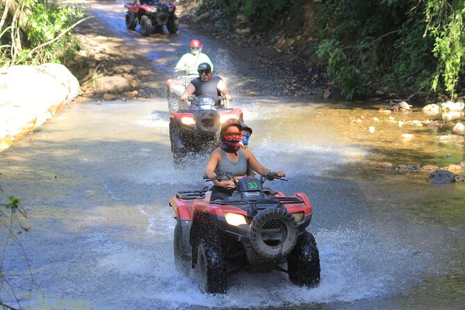 Mountain adventure tour on ATV or RZR in Puerto vallarta. - The first leg: from Puerto Vallarta streets toward the mountains near the Cue River