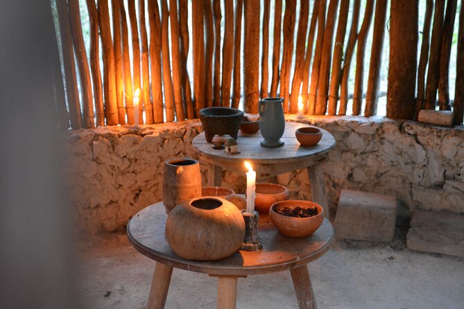 Night Mayan Temazcal Purification Ceremony - Hot chocolate in a jícara cup, and a small gift moment