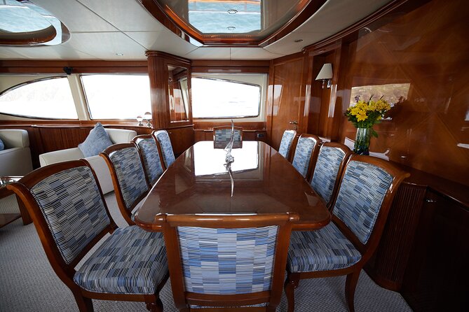 Number Juan 100ft Yacht Azimut Rental - Cruising Time: Cabo Views, Possible Whale Sightings, and Sunset Energy