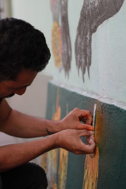 Oaxaca de Juarez: Art Printing Workshop with a Local Artist - Printing the Block: Ink, Pressure, and Getting It Right