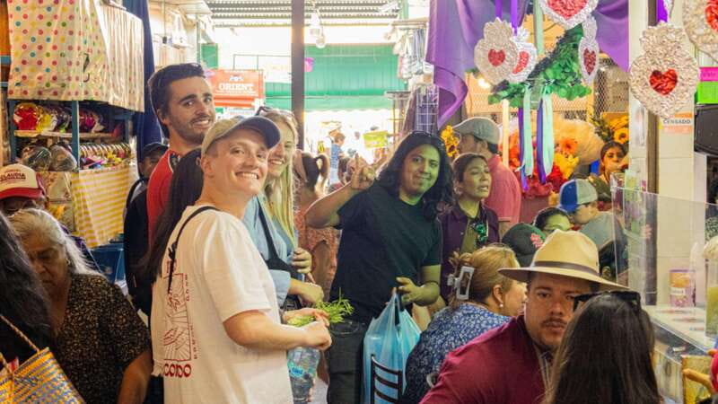 Oaxaca: Food and Markets Tour - Roasted meats in the meat corridor: where grill smells become a lesson