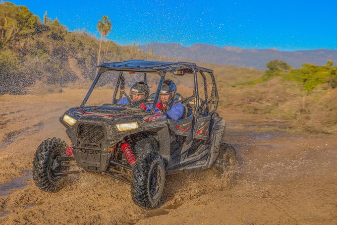 OffRoad 4X4 UTV Adventure with unlimited Lunch & Tequila - The UTV Trail Experience: Dusty Arroyos, Shallow Canyons, and Streams