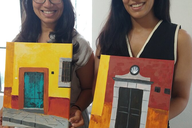 One Painting in One Day, Doors of San Miguel - Acrylic Door Painting in San Miguel: What This 4 Hours Is Like