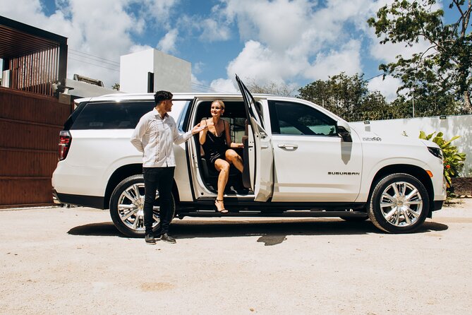 One Way Private Transfer Cancun Int Airport - Playa del Carmen - The Hotel-to-Airport Return: Cream Guayabera Meetups