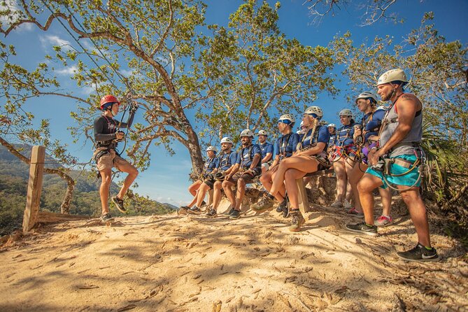 Outdoor Ziplining, Waterfalls & Speed boat in Puerto Vallarta - Snacks, salsa, fruit, and the basecamp reset
