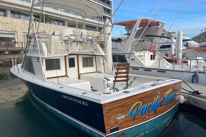 Pacifictime Sports Fishing in Cabos san lucas - Whale and Dolphin Bonuses on the Way Out