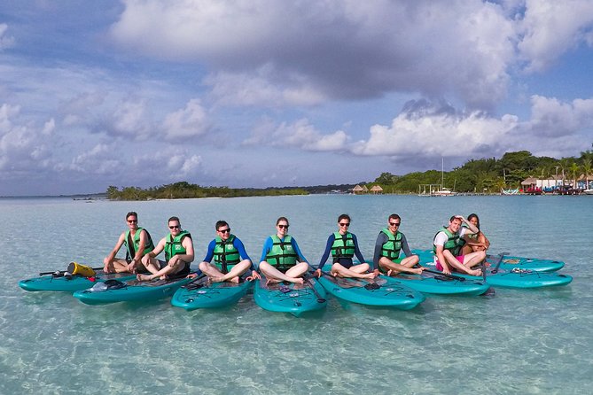 Paddleboarding and/or kayaking tour at sunrise in the lagoon of Bacalar - Price and value: $28 for a 3-hour sunrise lagoon experience