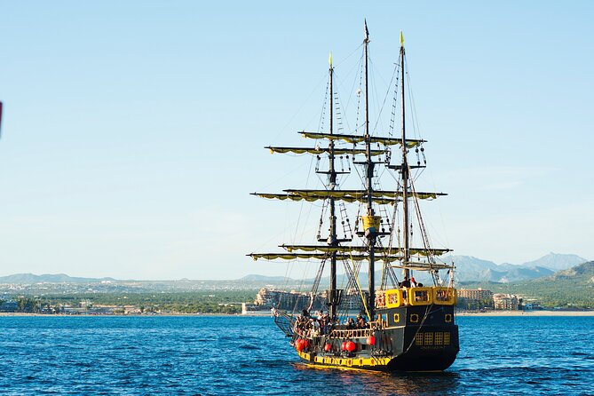 Pirate Ship Sunset Dinner and Show in Los Cabos - Beach dinner hour: BBQ plate, open bar, and the reality of eating on a boat