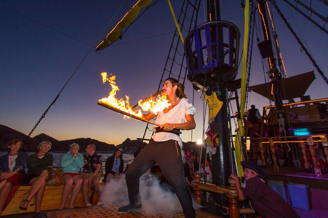Pirate Ship Sunset Dinner and Show in Los Cabos - Sea conditions and seating: what can make or break the comfort level