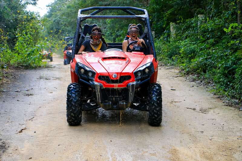Playa del Carmen: Riviera Maya Buggy Tour with Cenote Swim - The automatic 4WD dune buggy: jungle trails, not a theme park ride