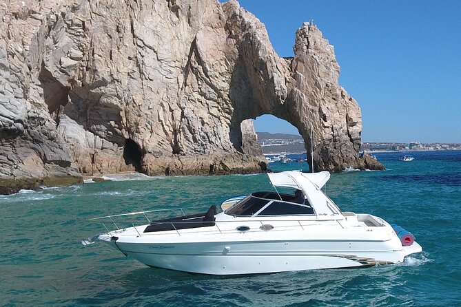 Private 3hr Yacht Cruise in Cabo San Lucas all included - Stop 1, Pelican Rock: snorkeling start with real marine life