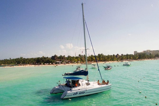 Private Catamaran from Cancun to Isla Mujeres | For up to 25 ppl - Playa Norte Swim Break: Short, Bright, and Worth It
