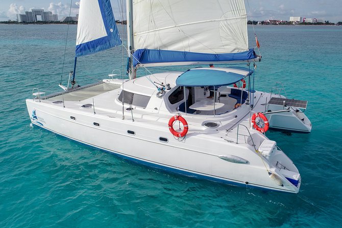 Private Catamaran from Cancun to Isla Mujeres | For up to 30 pp - Stop 2: Playa Norte swim stop on Isla Mujeres